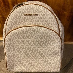 Michael Kors large logo backpack